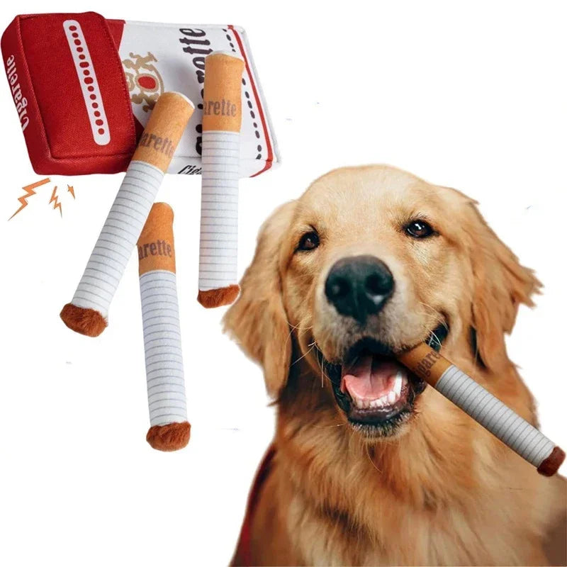 Cigarette Chew Toy for Dogs - Funny Interactive Chew Toy | ZoomPets