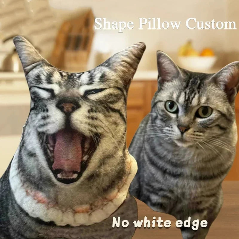 Custom Photo Pillow – Personalized Plush Doll, Pet Cushion, or Humanoid Gift for Sofa & Car Decor