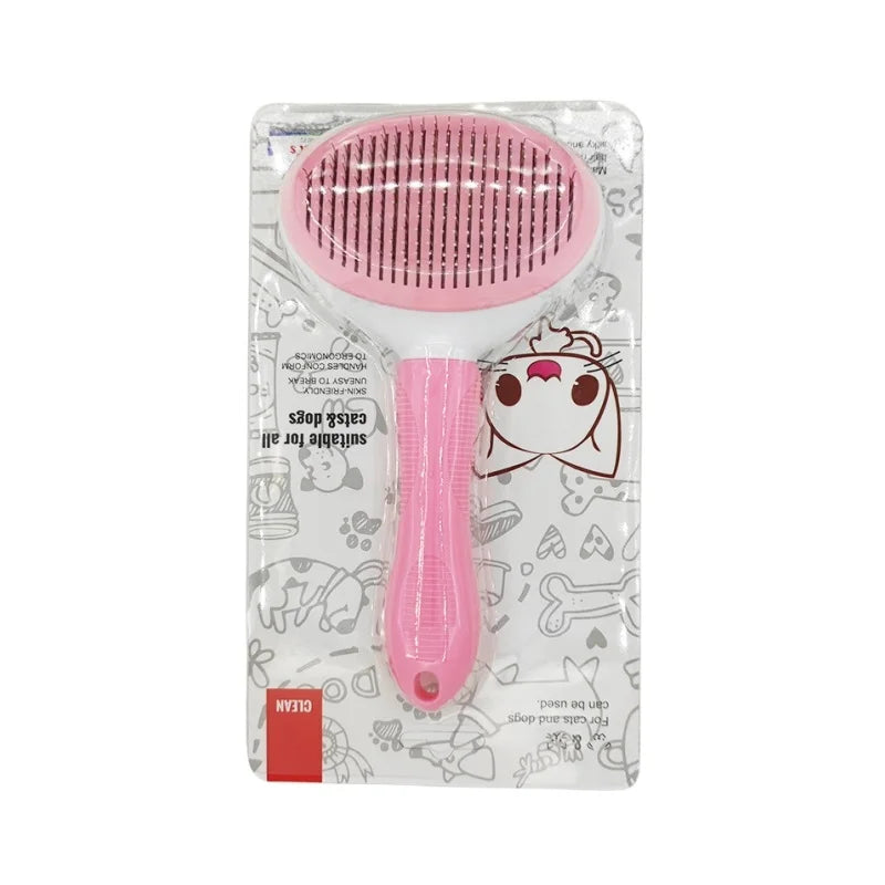 ZoomPets | Grooming Brush - Hair Removal & De-Shedding Tool for Cats and Dogs